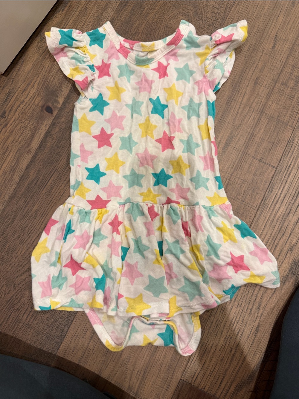 Posh Peanut Pink Yellow Teal stars Baby Twirl